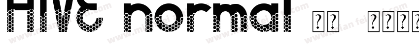 HIVE normal 语言字体转换